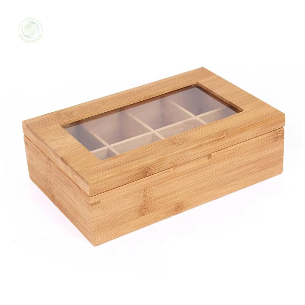 8-compartment bamboo tea box Handmade Storage Box Eco-Friendly Natural Home and Home Decor Wholesale from Vietnam