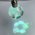 Cheap Strobe Light Ball Keychain Gifts Led Sphere Flash Light Crystal Ball Keychain