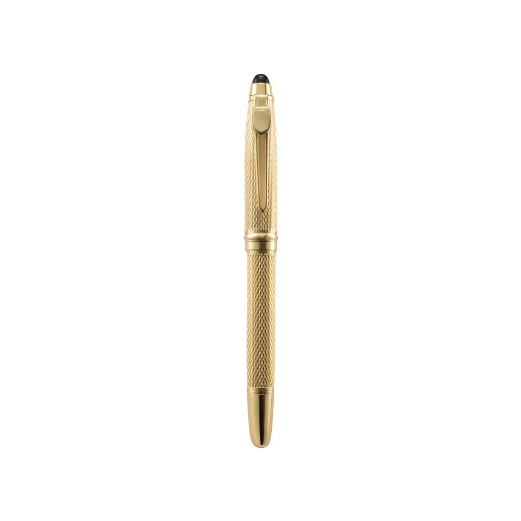 Wholesale Custom Logo Luxury New Design Piston Fountain Pen High Quality Business Metal Brass with Gold Stainless Steel Tip