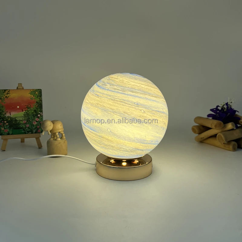 Minimalist Table Lamp Rechargeable Dimmable Night Light for Nursery Bedroom Camping Bar Outdoor Bedside