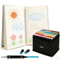 Drawing Double Head Erasable Oily Art 120 Colors Dual-side Writing Marker Pen China Origin