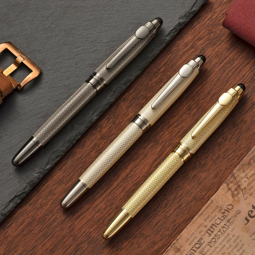Wholesale Custom Logo Luxury New Design Piston Fountain Pen High Quality Business Metal Brass with Gold Stainless Steel Tip