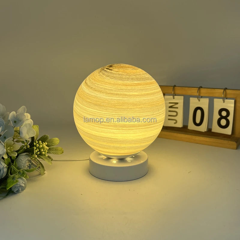 Wandering Planet Starry Sky Night Light Sunset Lamp Ambient Table Lamp Perfect Birthday Gift for Bedroom Bedside