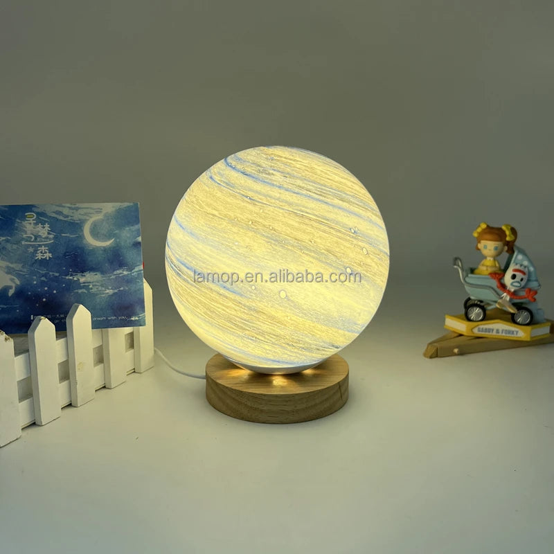Cool Cosmic Starry Sky Lamp Bedside Planet Night Light Tech-Savvy Romantic Ambient Practical Gift for Men