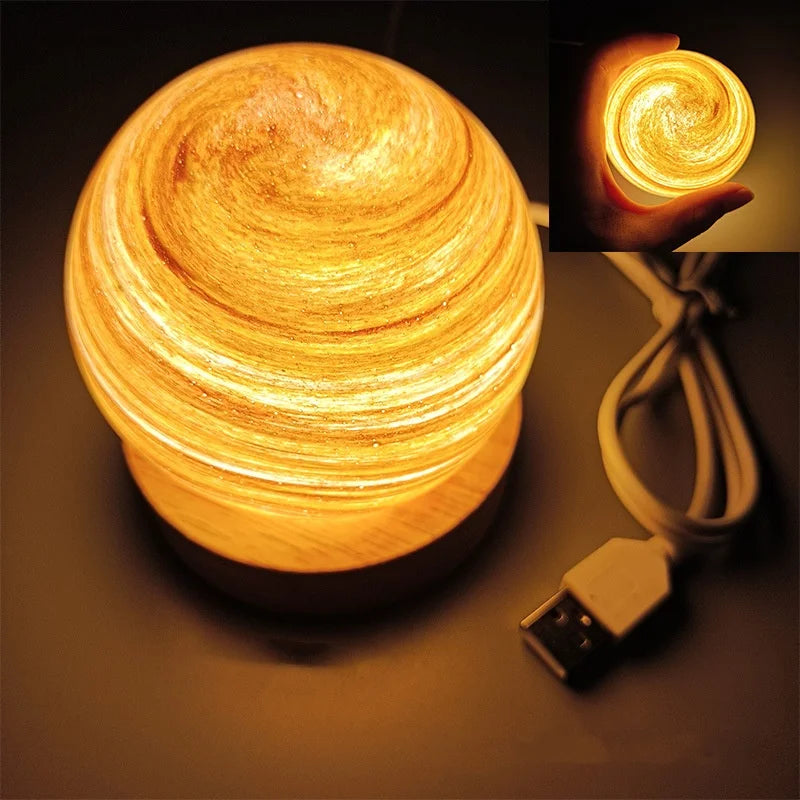 Decorative Ball Luminous Glass Sphere Moon Lamp Exquisite Decorative Balls Home Accessories Desktop Ornament 3d Moon