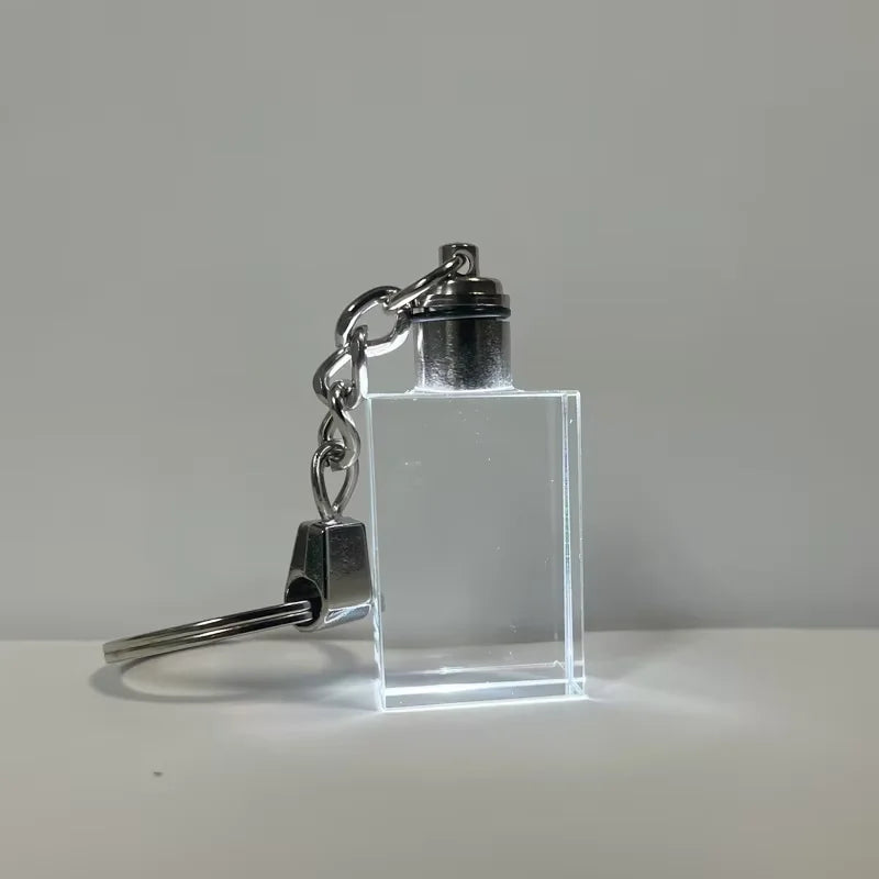 Cheap Strobe Light Ball Keychain Gifts Led Sphere Flash Light Crystal Ball Keychain