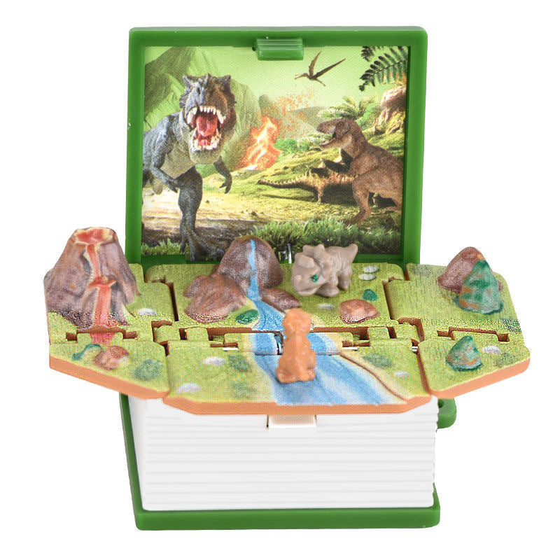 3D pop-up book Taishan folding bomb book Shandong Wuyue exclusive tourism souvenir creative key chain pendant
