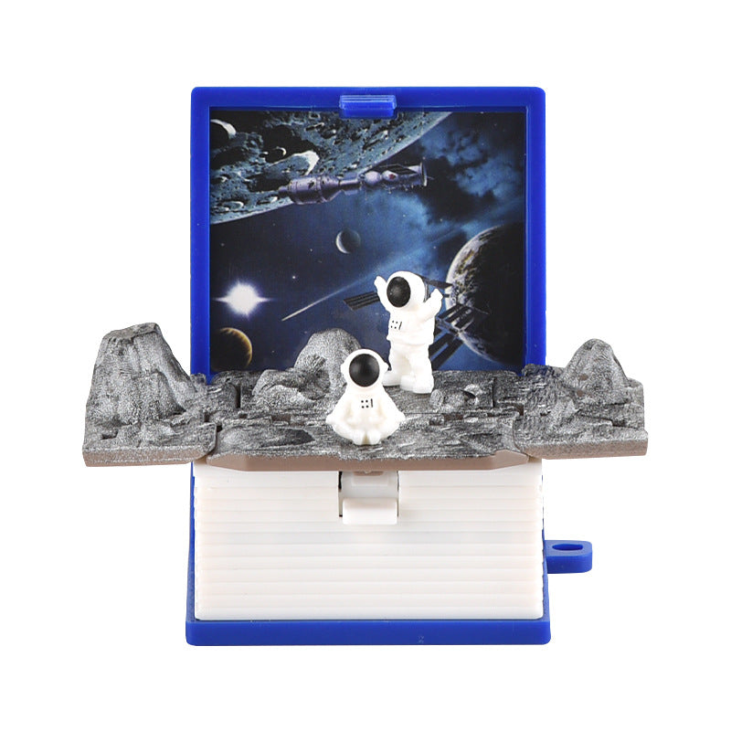 3D pop-up book Taishan folding bomb book Shandong Wuyue exclusive tourism souvenir creative key chain pendant