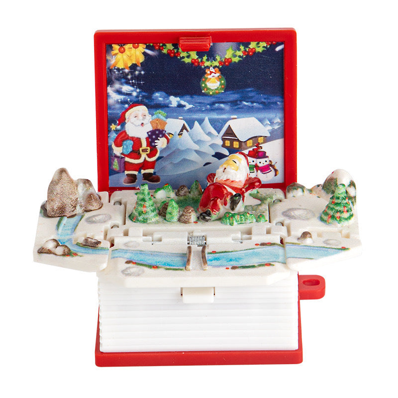 3D pop-up book Taishan folding bomb book Shandong Wuyue exclusive tourism souvenir creative key chain pendant