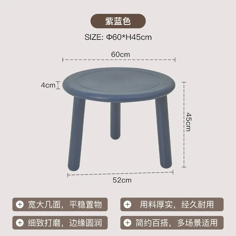 Sofa Round Coffee Tables Small Colorful Bedroom Cute Side Table Low Tray Tavolino Da Salotto Furniture For Living Room