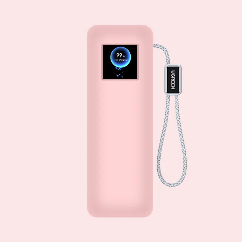 Soft Silicone Protective Case for UGREEN Nexode 200W 25000mAh PB722 Power Bank Anti-Drop Anti-Scratch Portable Charger Cover