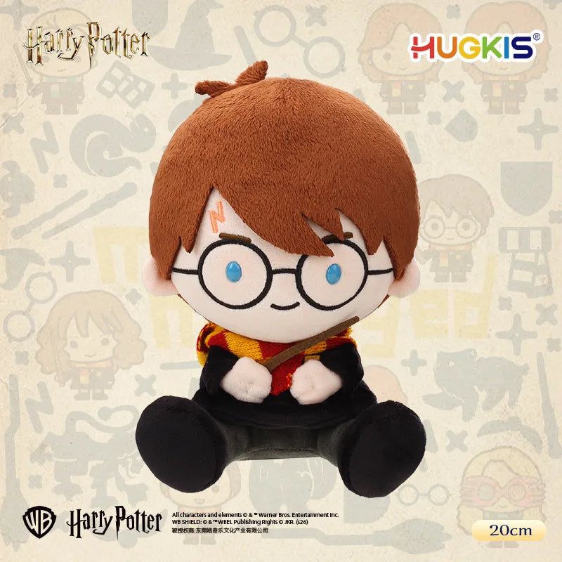 HUGKIS Harry Potter Licensed Sitting Plush Doll 20cm Cartoon Stuffed Toy Home Decoration Collectible Gift For Potter Fans