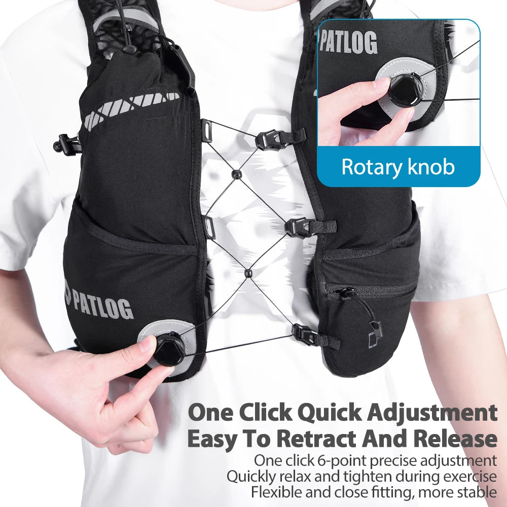 Breathable Hydration Vest Trail Running Backpacks 8L Lightweight Cycling Run Jogging Marathon Backpack Riding Bike Climbing Bag