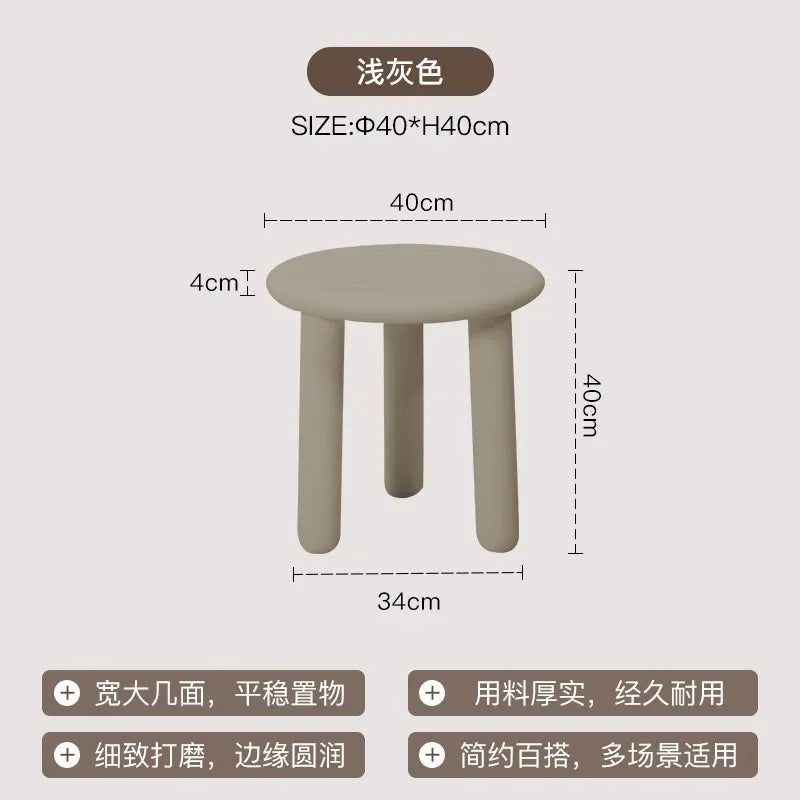 Sofa Round Coffee Tables Small Colorful Bedroom Cute Side Table Low Tray Tavolino Da Salotto Furniture For Living Room
