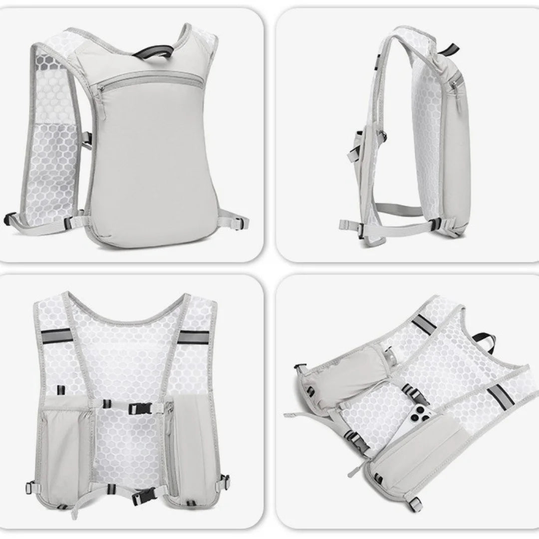 Marathoner Running Hydration Vest Backpack for Trail Race Hiking Cycling Climbing Jogging - Adjustable Comfortable Water Storage