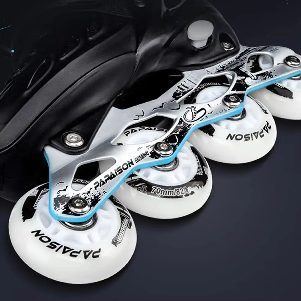 Adjustable Inline Roller Skate Shoes Professional Flashing Sliding Sneaker Outdoor Racing Speed Skating 4 Wheels Shoes Gifts