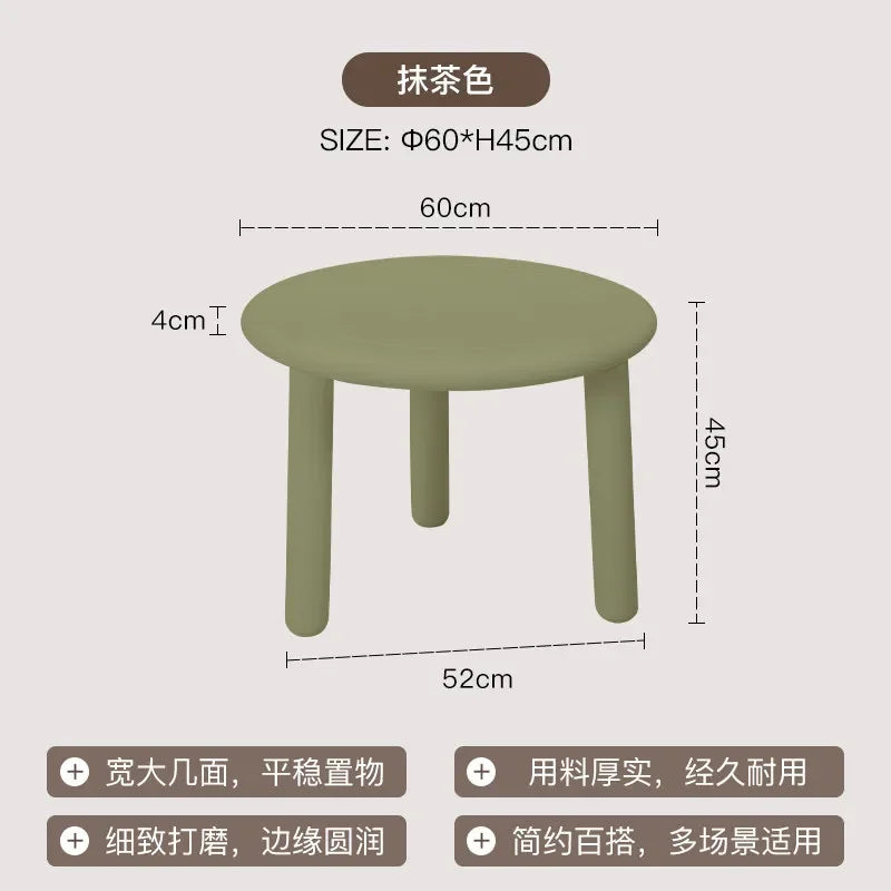 Sofa Round Coffee Tables Small Colorful Bedroom Cute Side Table Low Tray Tavolino Da Salotto Furniture For Living Room