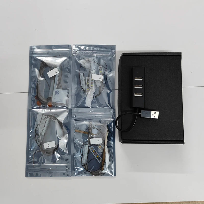 Harry Potter Carsle LED Light Set for 71043 Hogwarts Castle Compatible 69500 (Only LED Light, NOT Include the Model Bricks)