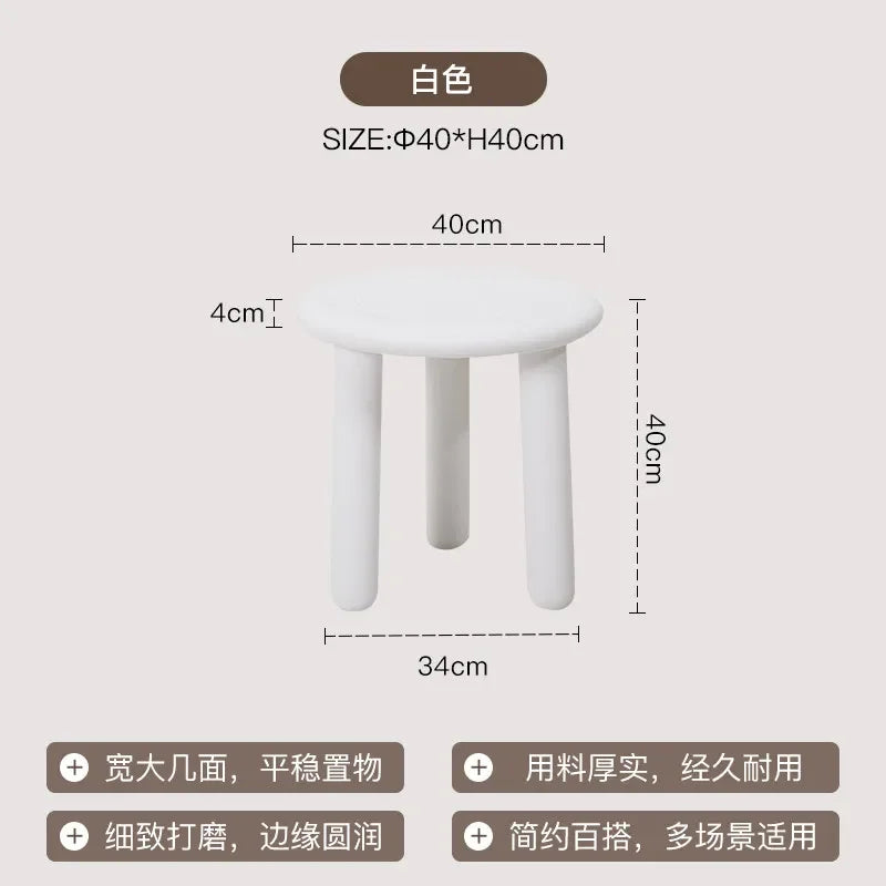 Sofa Round Coffee Tables Small Colorful Bedroom Cute Side Table Low Tray Tavolino Da Salotto Furniture For Living Room