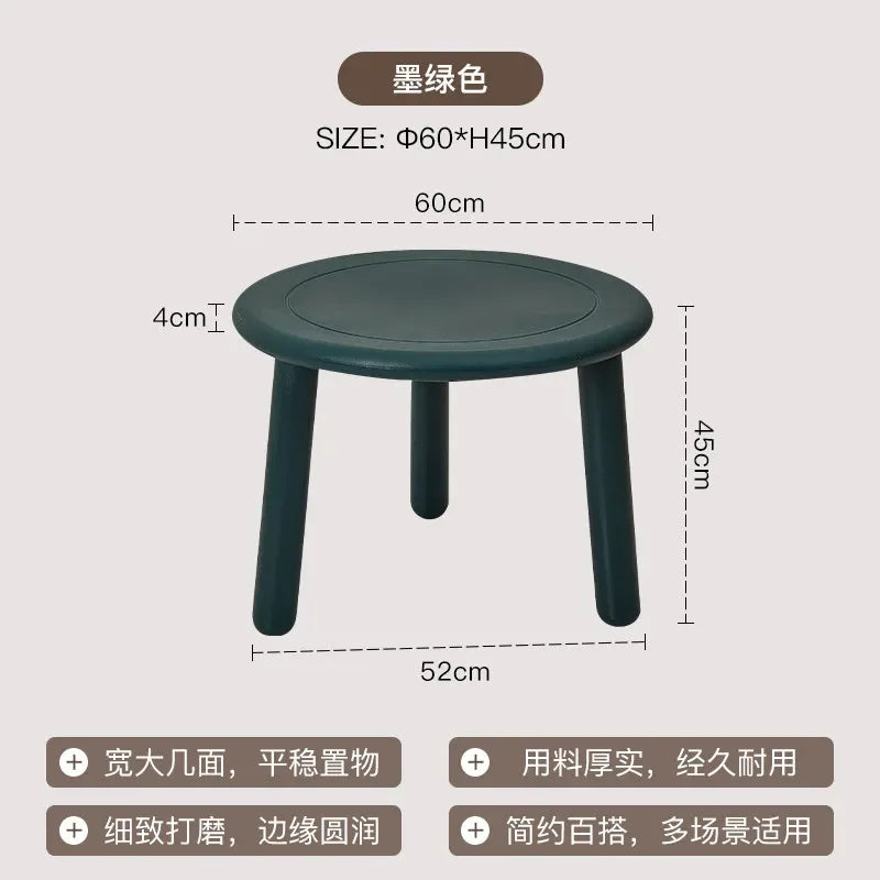 Sofa Round Coffee Tables Small Colorful Bedroom Cute Side Table Low Tray Tavolino Da Salotto Furniture For Living Room