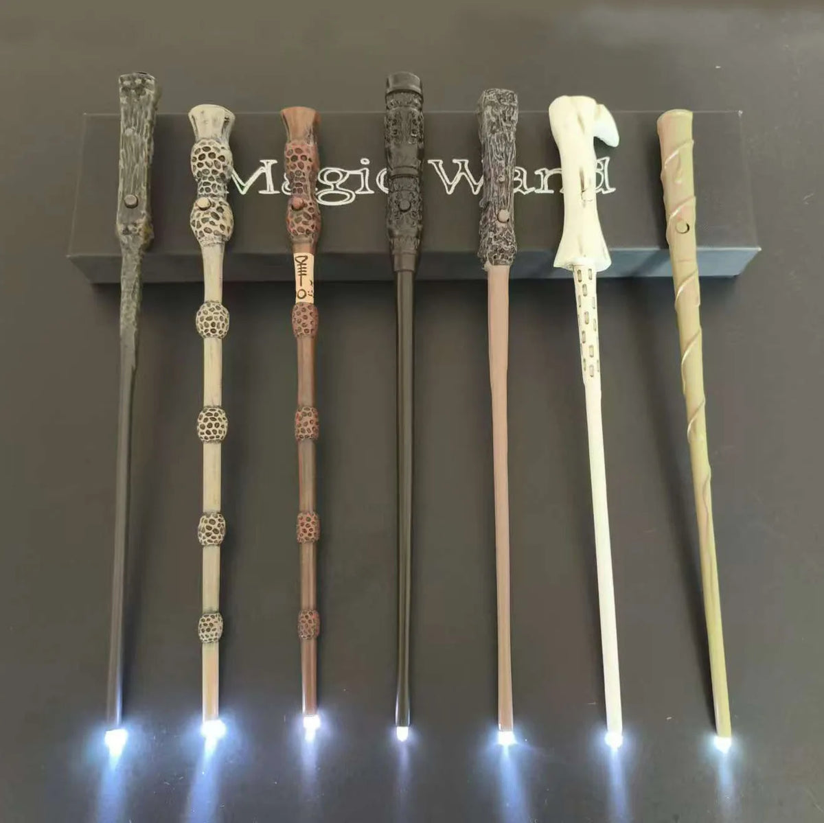 Harry Potter Glowing Wand Magic Wand Halloween  LED Light Playing Children