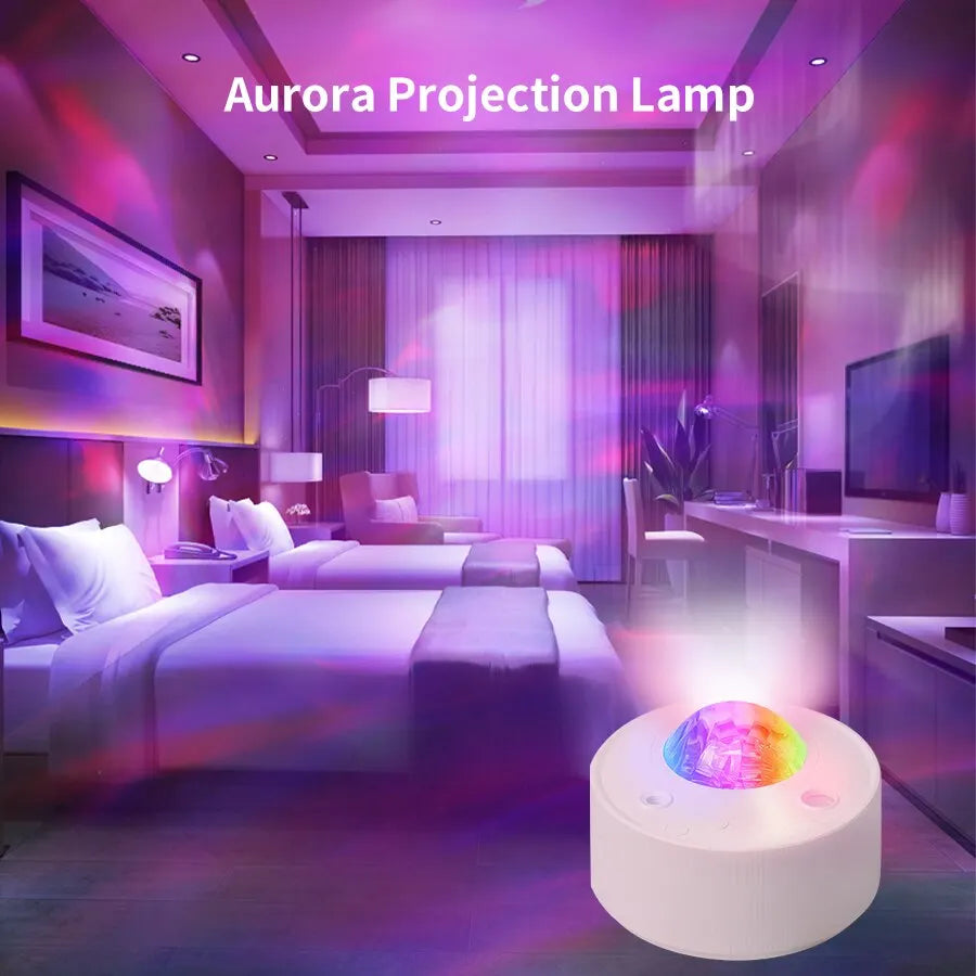 Northern Lights LED Galaxy Projector Night Light Child Gift Aurora Stars Laser Bluetooth Music Projection Lamp for Bedroom Decor