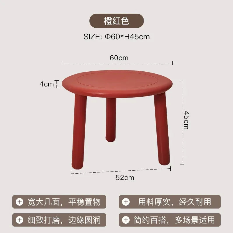 Sofa Round Coffee Tables Small Colorful Bedroom Cute Side Table Low Tray Tavolino Da Salotto Furniture For Living Room
