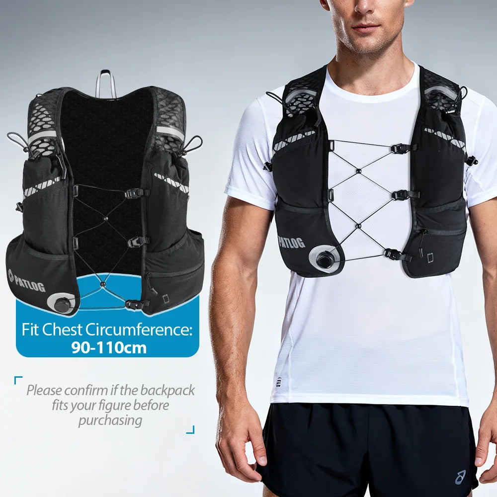 Breathable Hydration Vest Trail Running Backpacks 8L Lightweight Cycling Run Jogging Marathon Backpack Riding Bike Climbing Bag