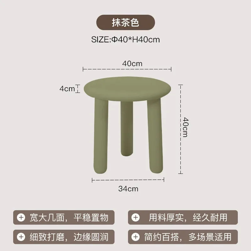 Sofa Round Coffee Tables Small Colorful Bedroom Cute Side Table Low Tray Tavolino Da Salotto Furniture For Living Room