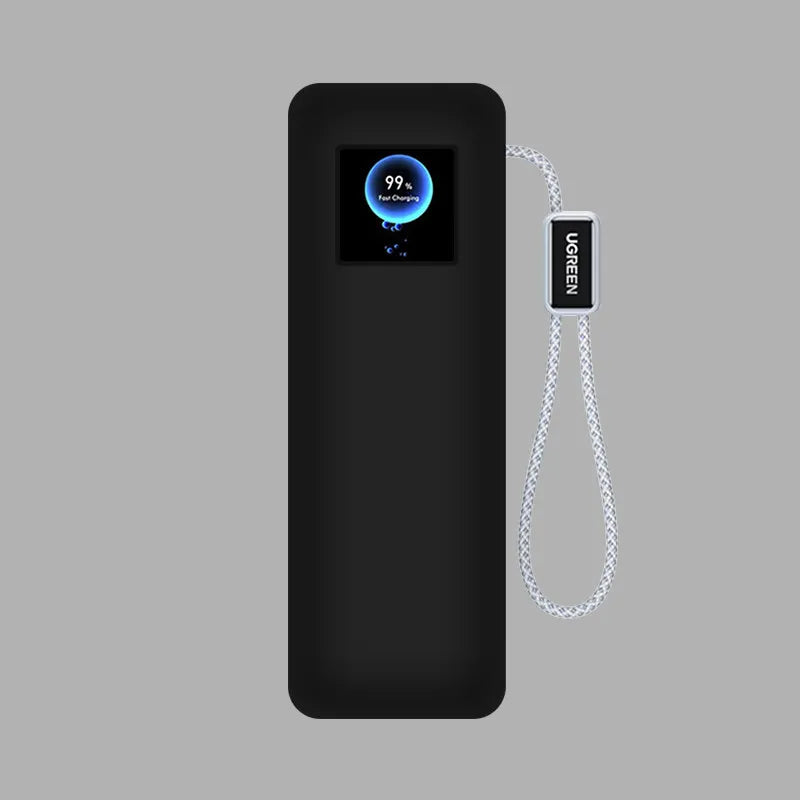 Soft Silicone Protective Case for UGREEN Nexode 200W 25000mAh PB722 Power Bank Anti-Drop Anti-Scratch Portable Charger Cover