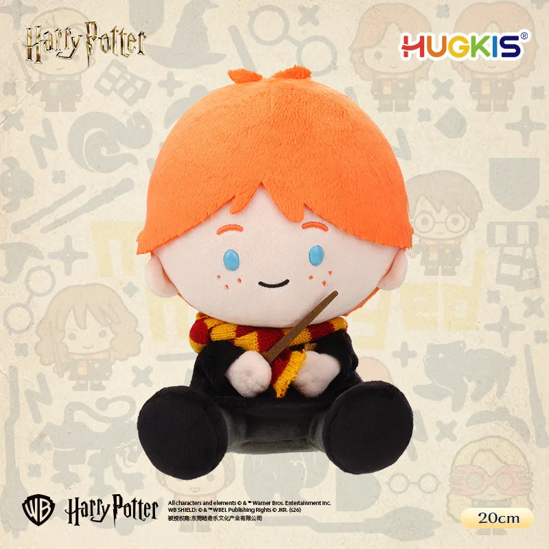HUGKIS Harry Potter Licensed Sitting Plush Doll 20cm Cartoon Stuffed Toy Home Decoration Collectible Gift For Potter Fans