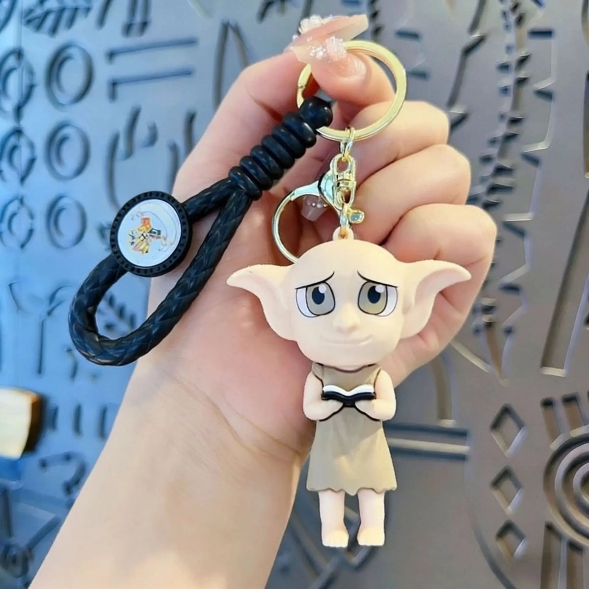 Harry Potter 3D silicone character keychain cute mini cartoon character bag pendant car keychain fans collect birthday gifts.