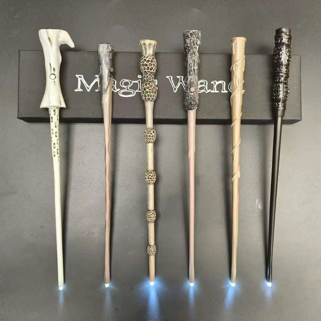 Harry Potter Glowing Wand Magic Wand Halloween  LED Light Playing Children