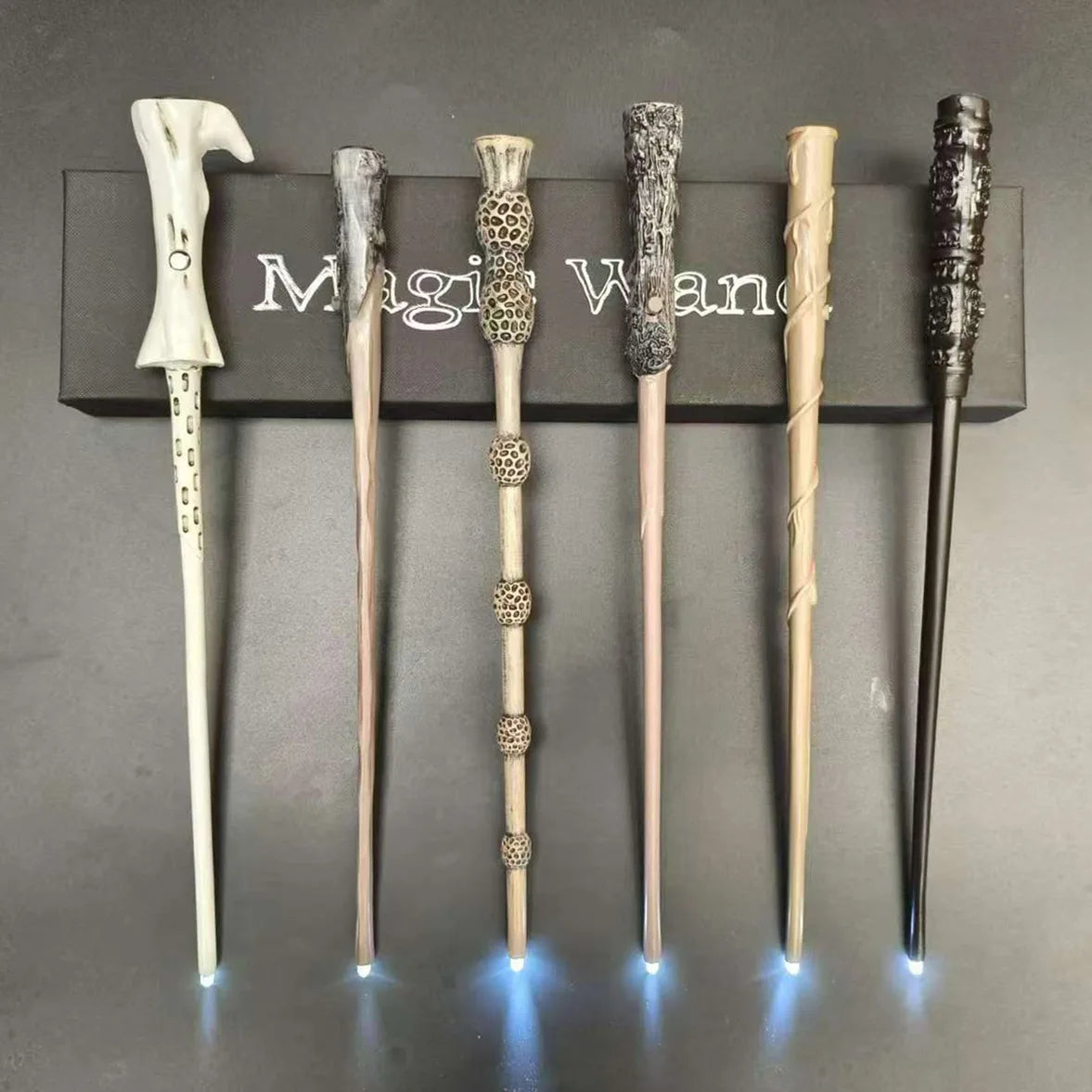 Harry Potter Glowing Wand Magic Wand Halloween  LED Light Playing Children