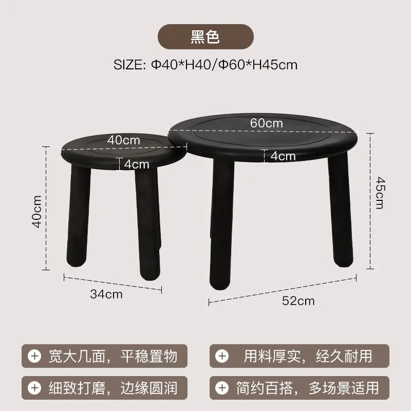 Sofa Round Coffee Tables Small Colorful Bedroom Cute Side Table Low Tray Tavolino Da Salotto Furniture For Living Room