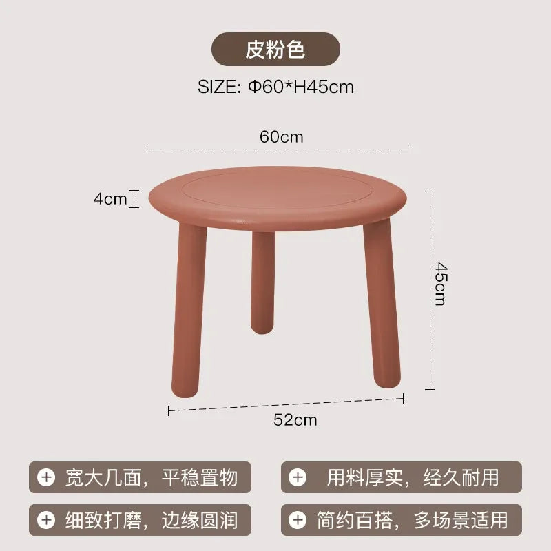 Sofa Round Coffee Tables Small Colorful Bedroom Cute Side Table Low Tray Tavolino Da Salotto Furniture For Living Room