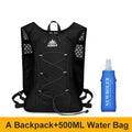 Running Hydration Vest Backpack Men Outdoor Sport Bag Trail Marathon Jogging Hiking Backpack Option Water Bag Flask 500ML 2L