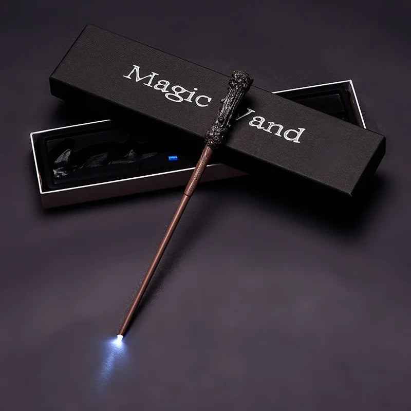 Harry Potter Glowing Wand Magic Wand Halloween  LED Light Playing Children