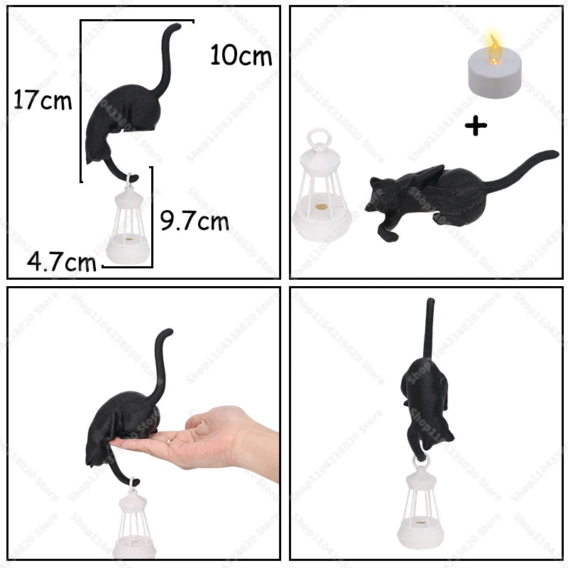 Cat/Dog Shaped Night Light - Creative Desktop Lamp for Home Decor, Bookcase Shelf Decoration, Warm Glow for Bedroom Living Roo