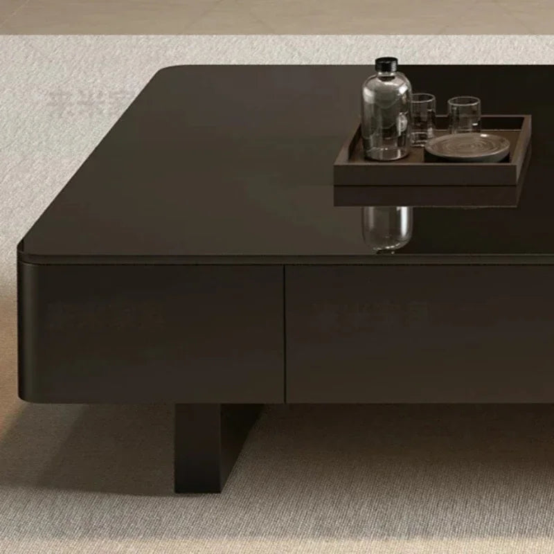 Sofa Adjustable Coffee Tables Foldable Console Classic Luxury Coffee Tables Black Retro Mesa De Centro Sala Furniture Home